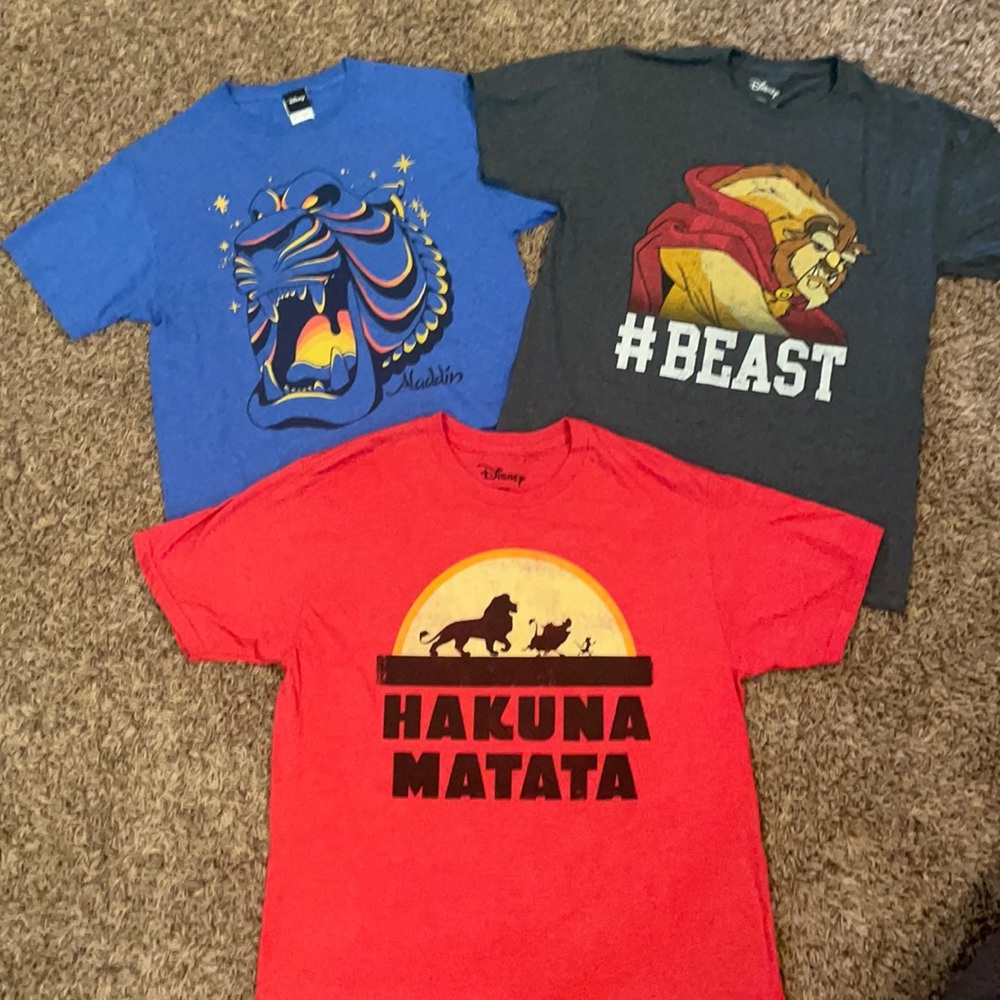 Lot of 3 Disney Shirts